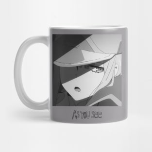 Zero two anime girl as you see t-shirt Mug